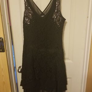 Miss me lace and chiffon dress